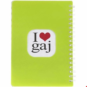 دفترچه یادداشت 60 برگ طرح I love Gaj گاجکو